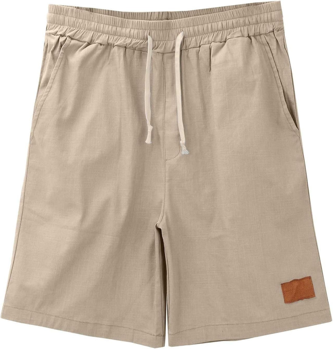 Lightweight men's casual shorts, relaxed fit, ideal for active summer days and comfort.