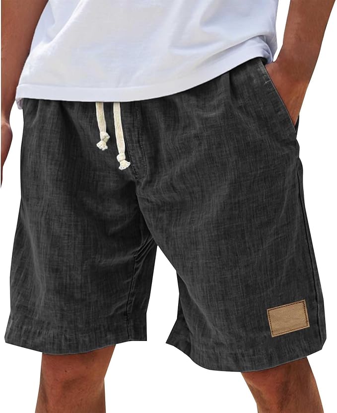 Men's comfortable casual shorts, essential for summer adventures and relaxed everyday wear.