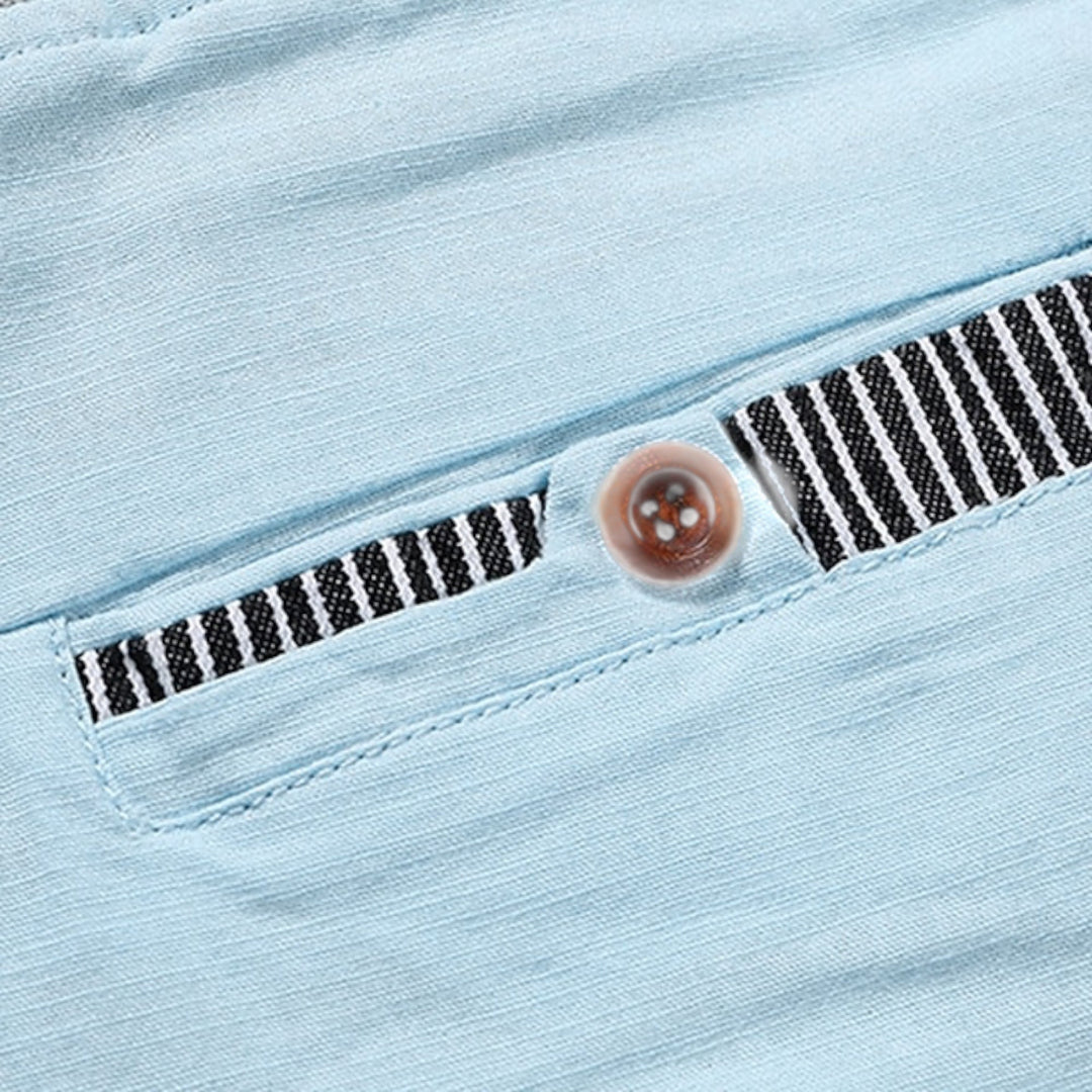 Men's casual elastic waist shorts, ideal for summer, beach trips, or comfortable daily wear.