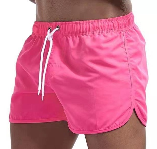 Versatile men's casual shorts, ideal as swim trunks or general summer vacation wear.