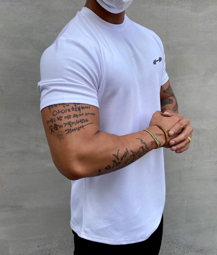Modern men's fashion t-shirt, offering relaxed comfort and a stylish look for casual outings.