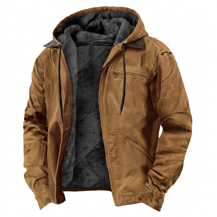 Gray men's classic everyday jacket. A versatile, structured outerwear piece, perfect for seasonal smart casual layering.