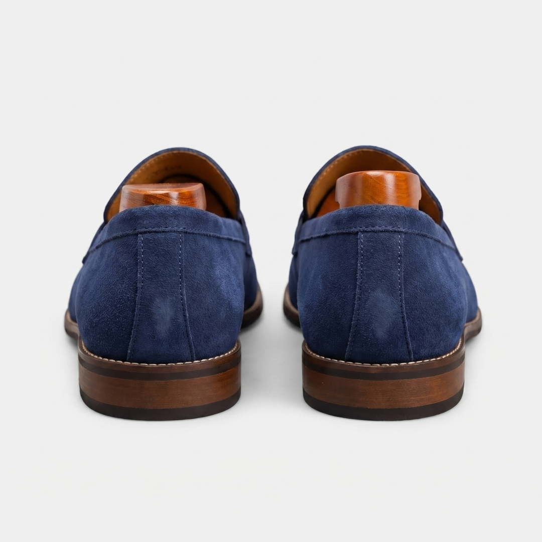 Formal men's penny loafers. Perfect slip-on dress shoes for weddings, parties, or any special occasion.
