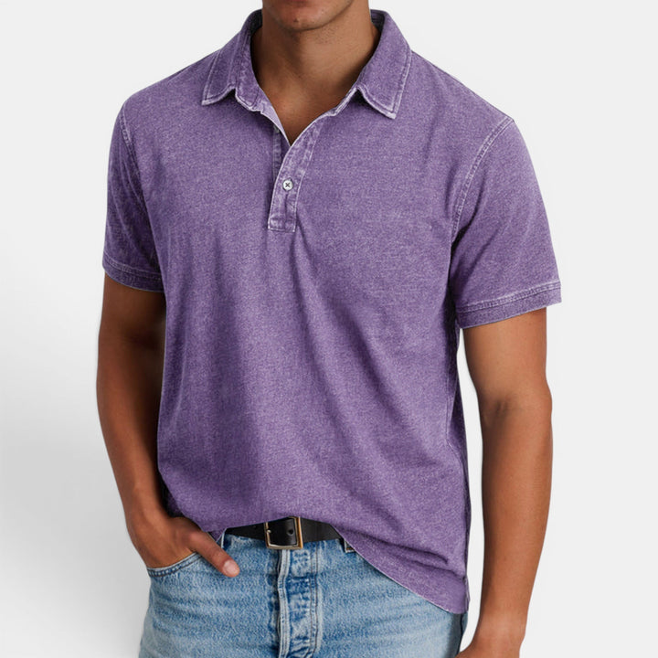 Everyday wear men's polo shirt, featuring classic style, comfort, and a regular fit.