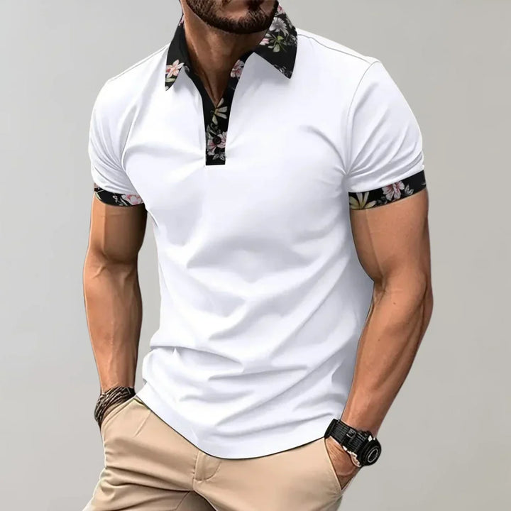 Comfortable men's classic fit short sleeve polo shirt. Ideal versatile pullover for warm weather & everyday apparel.