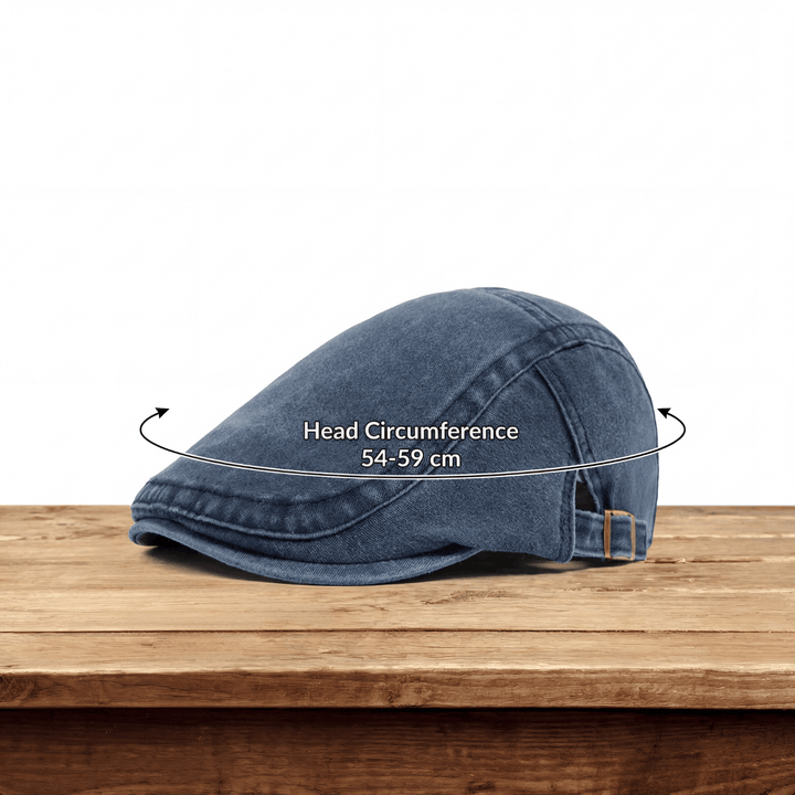 Classic men's driver cap, a versatile accessory for everyday style & comfortable fit.