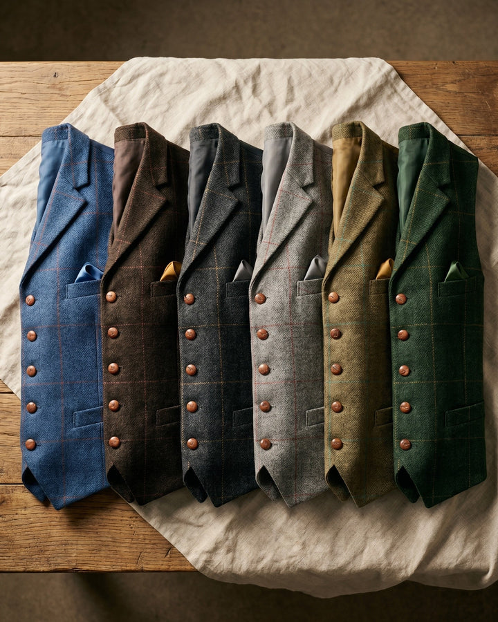 Men's timeless black formal waistcoat. Classic vest for sophisticated events, weddings, and business.