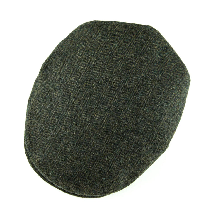 Timeless herringbone flat cap for men, adding a touch of classic sophistication.