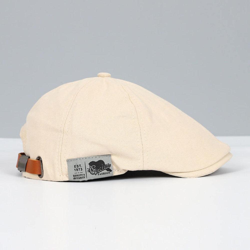 Comfortable men's newsboy hat, a classic flat cap for everyday style & fashion statements.