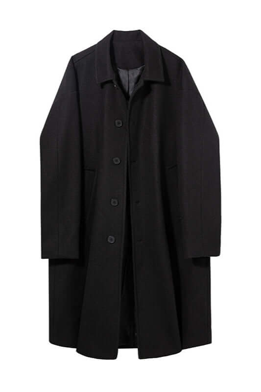 Men's fall/winter oversized coat, classic style outerwear. Designed for comfortable layering & a casual, fashionable look.