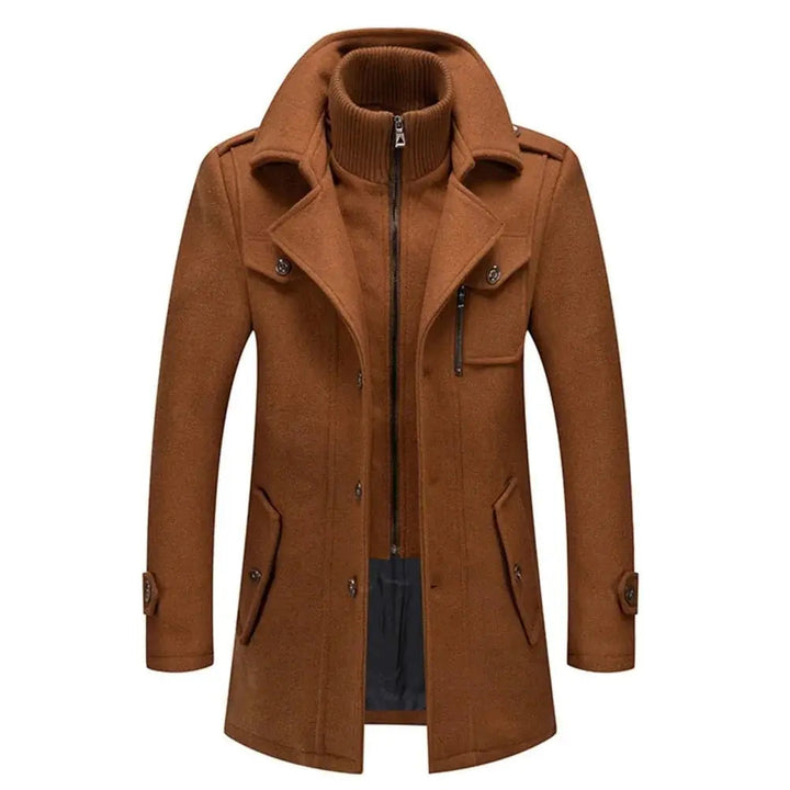 Elegant men's classic Oxford coat. A warm winter jacket, perfect for formal events or smart casual menswear.