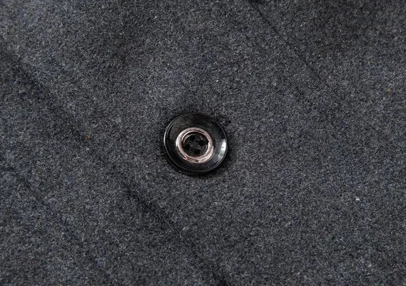 Classic warm men's Oxford winter coat. Tailored outerwear, perfect for smart casual or business attire.