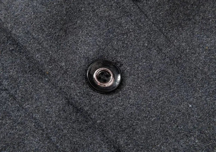 Classic warm men's Oxford winter coat. Tailored outerwear, perfect for smart casual or business attire.