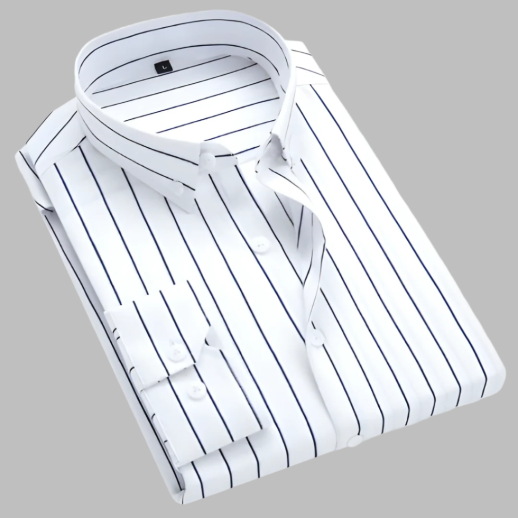 Men's classic plaid Oxford shirt, long sleeve button-down for versatile everyday casual style.