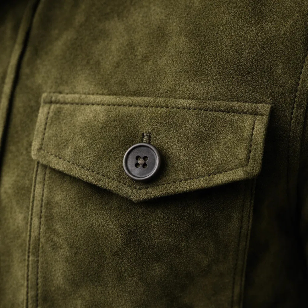 Stylish men's classic jacket with multiple pockets, a smart and functional outerwear choice.