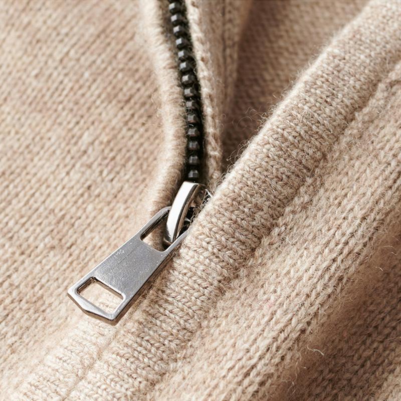 Versatile men's quarter-zip jumper, a smart-casual pullover sweater for diverse fashion styles.