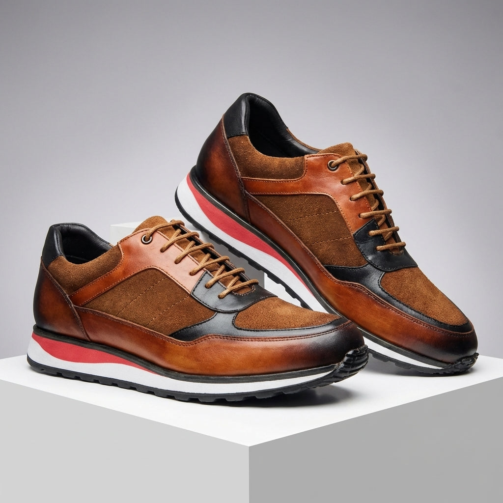 Men's classic retro sneakers, vintage style, comfortable for everyday wear.