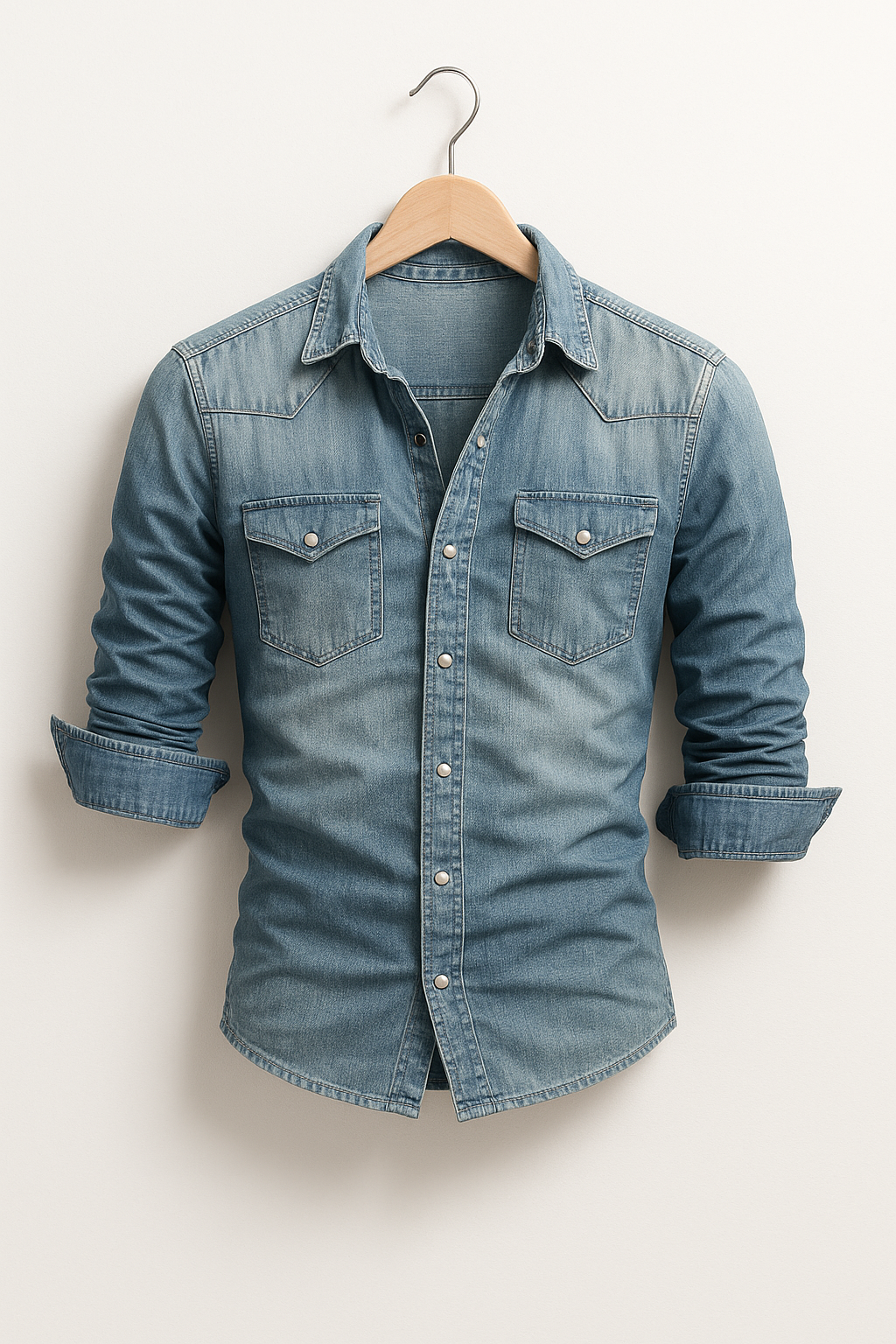 Comfortable men's short sleeve collared shirt, an everyday wardrobe essential for any man's fashion.