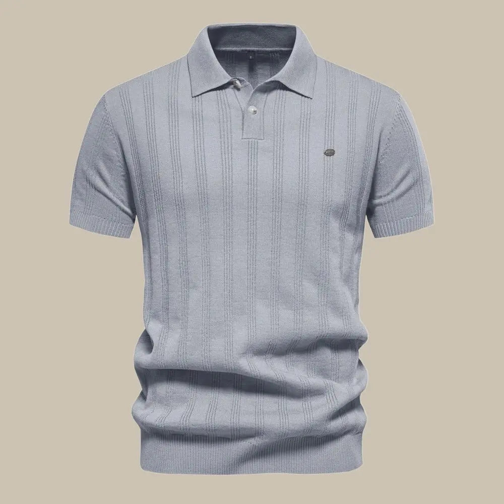 Versatile men's casual polo shirt, ideal for smart-casual wear & lasting comfort and style.