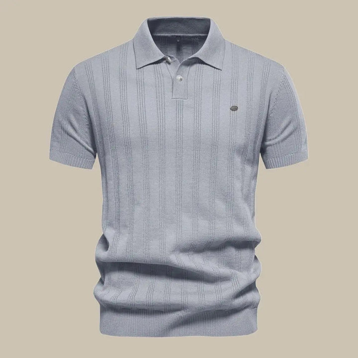 Versatile men's casual polo shirt, ideal for smart-casual wear & lasting comfort and style.