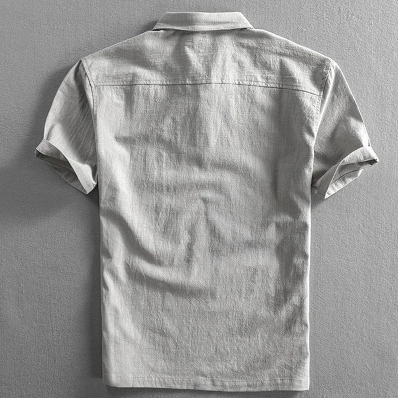 Men's classic short sleeve polo top, a relaxed fit casual shirt for summer wear and everyday men's style.