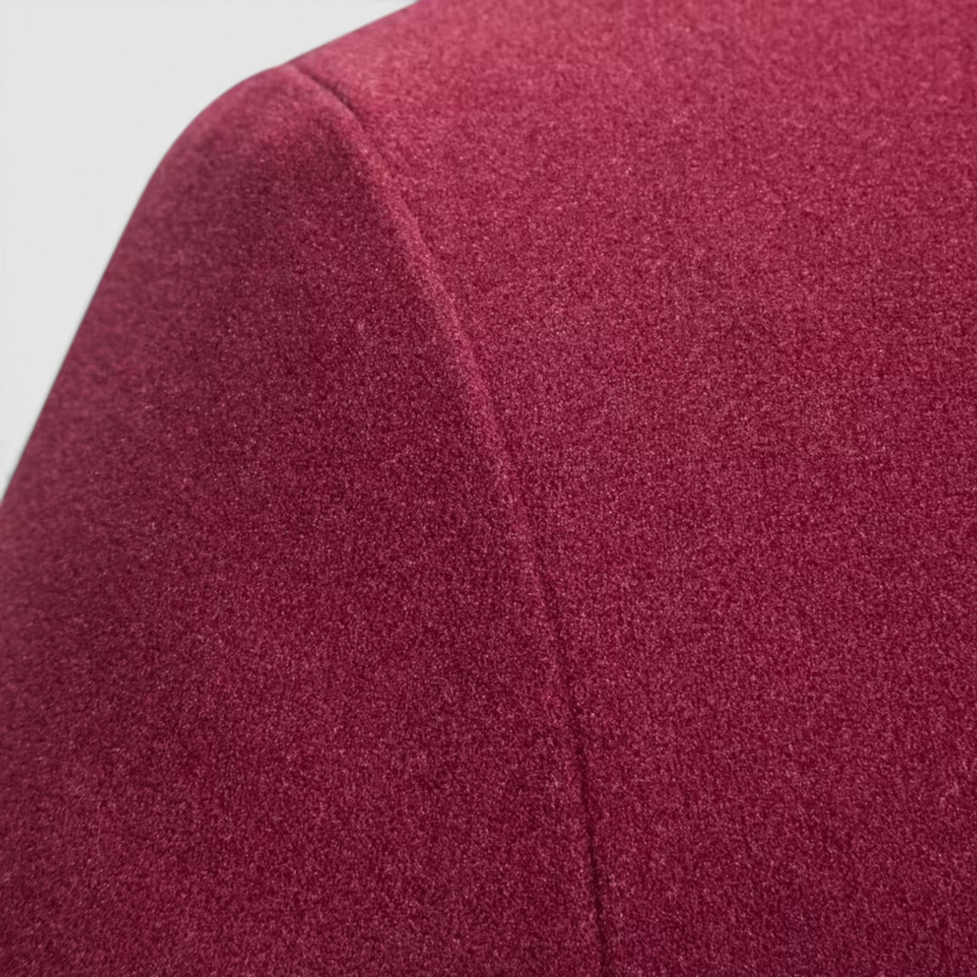 Men's formal single-breasted overcoat, a classic winter outerwear piece.