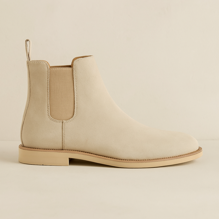 Men's classic slip-on Chelsea boots, versatile for all-season style and comfort.