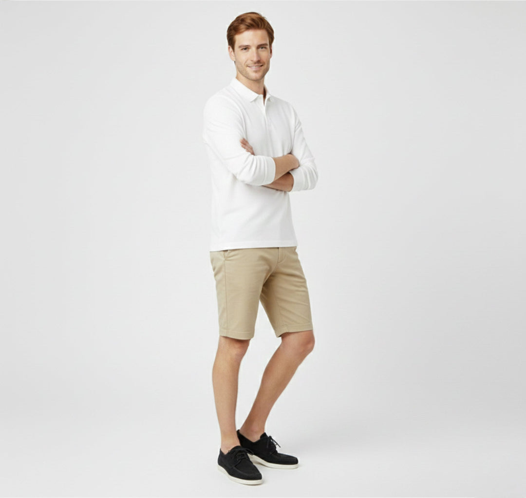 Front view of men's classic comfortable slip-on loafers, featuring a sleek design for everyday fashion.