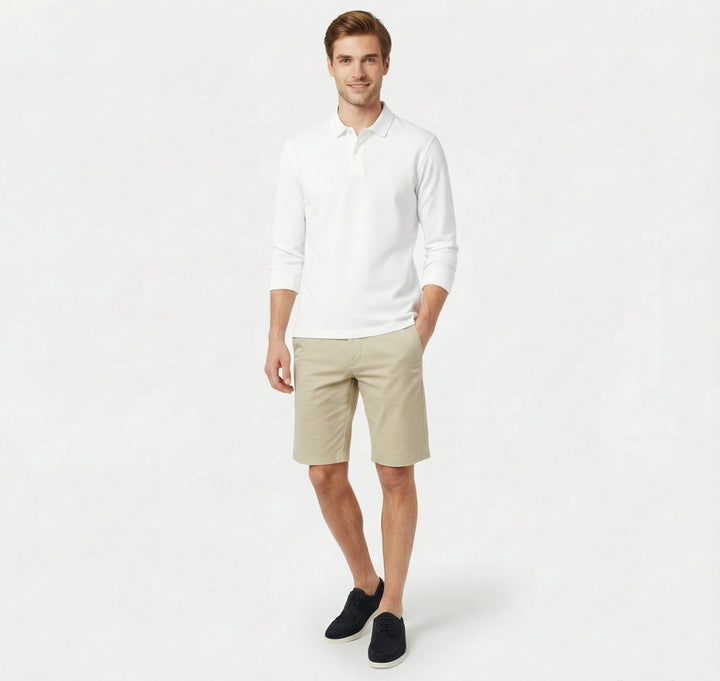 Top view of men's stylish slip-on loafers, perfect for effortless casual & smart casual men's fashion.