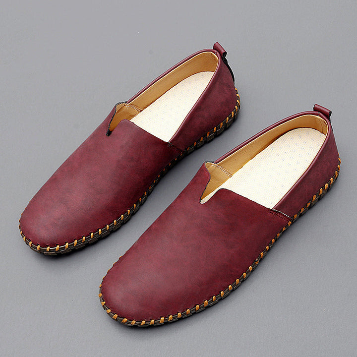 Classic men's dress shoes, comfortable slip-on loafers, ideal for smart casual and versatile everyday fashion.