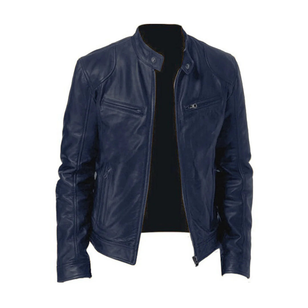 Men's classic style jacket, versatile all-season outerwear. Durable smart-casual coat for modern fashion.