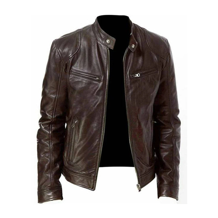 Stylish men's classic jacket, perfect smart-casual outerwear. Versatile fashion coat for all-season wear.