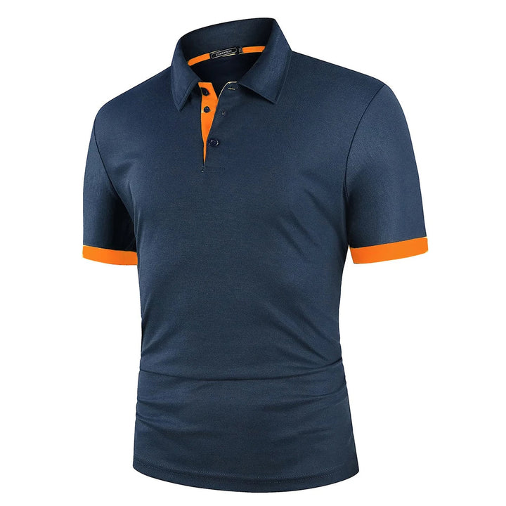 Men's classic summer polo shirt, lightweight & breathable for comfortable smart casual style.