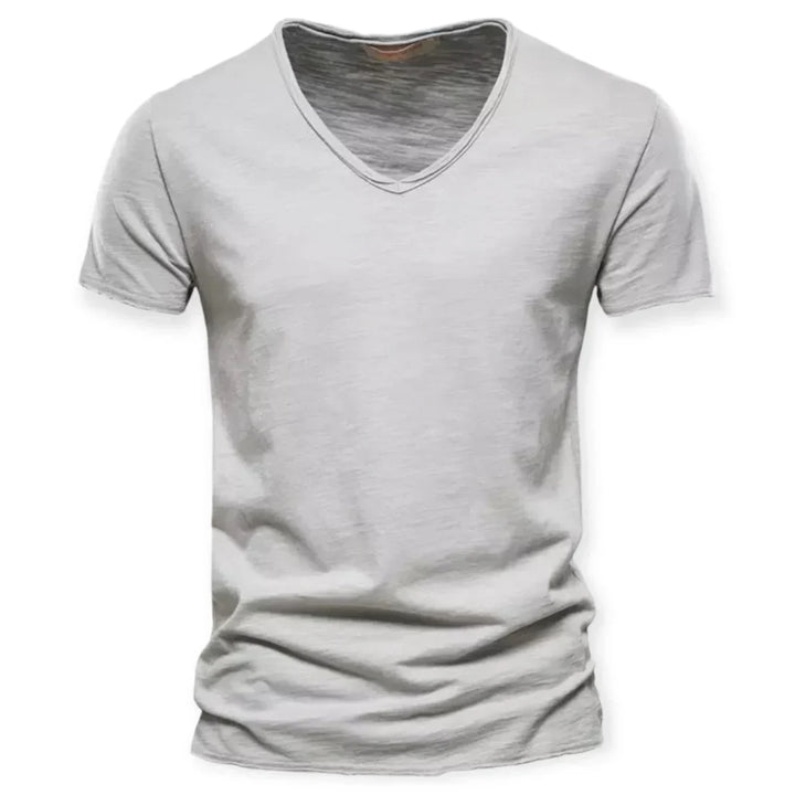Classic men's V-neck top, a must-have wardrobe staple for ultimate comfort and casual, versatile style.