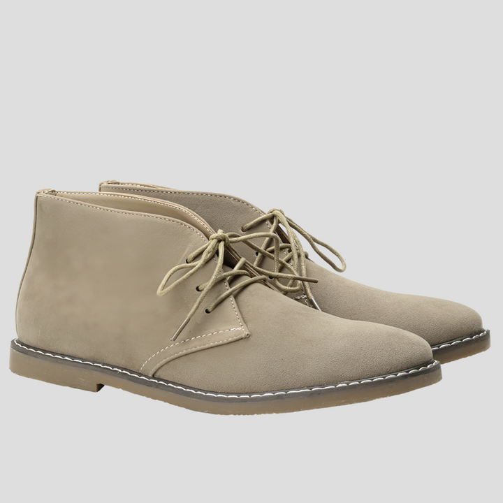 Men's classic desert boots. Vintage style & comfort for everyday wear. Essential casual lace-up men's footwear.