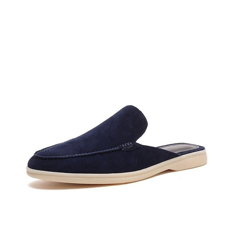 Premium men's backless loafers for casual wear, providing comfort and a sophisticated slip-on look.