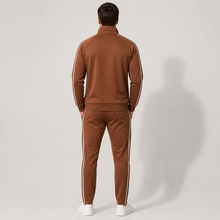 Relaxed fit men's two-piece tracksuit, perfect for ultimate comfort & casual daily wear.