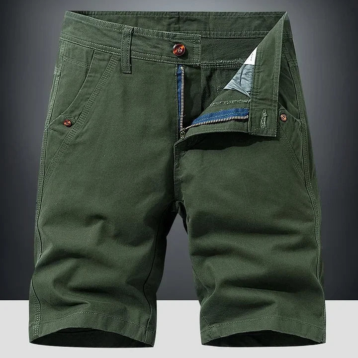 Men's summer chino shorts with a relaxed fit, made from breathable fabric for ultimate comfort in warm weather.