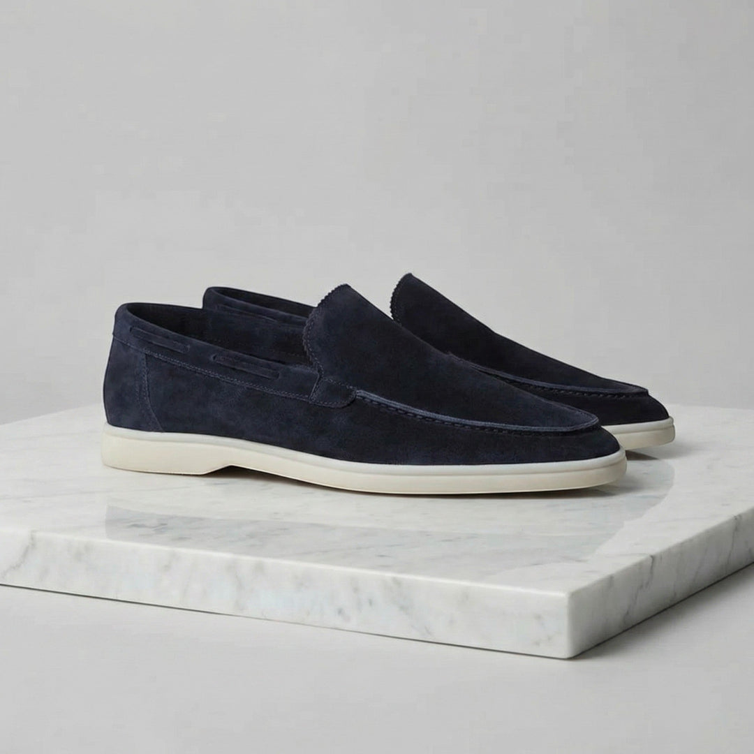 Men's elegant slip-on loafers, comfortable and classic dress shoes for modern men.