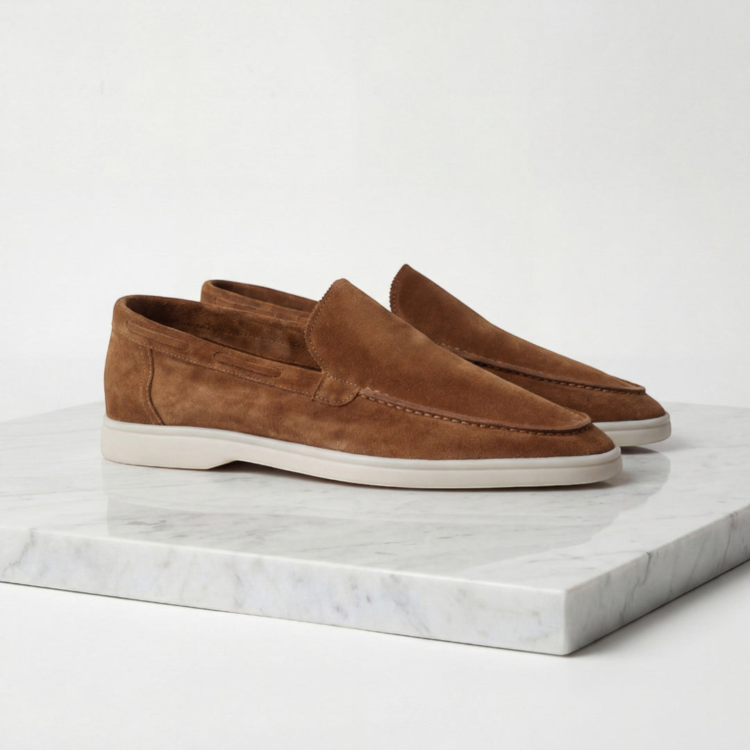 Formal men's slip-on loafers, offering comfortable everyday wear and elegant style.