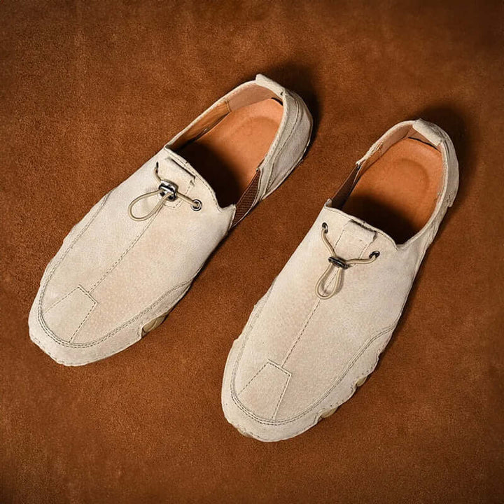 Stylish men's slip-on driving loafers, comfortable & versatile casual footwear for all-season style.