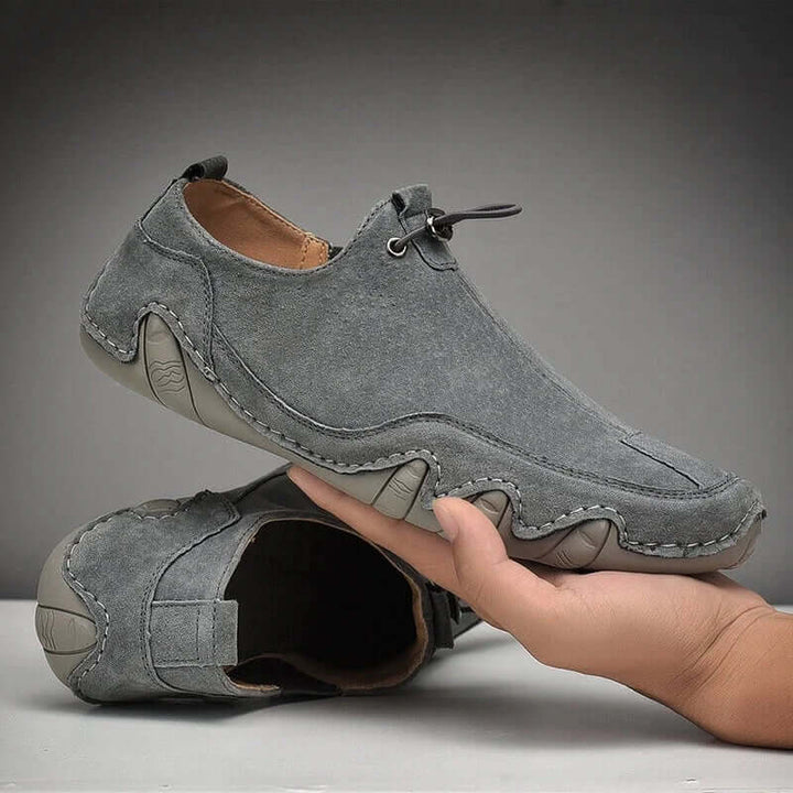 Men's easy wear slip-on loafers, perfect as comfortable driving shoes or casual footwear for all seasons.