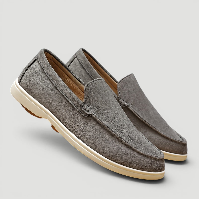 Black men's slip-on loafers for smart casual everyday comfort. Timeless design & versatile footwear.