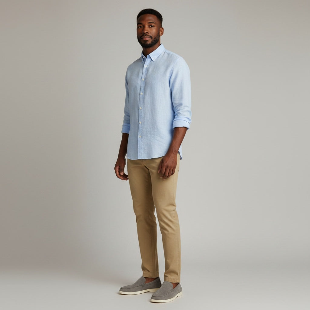 Stylish men's casual slip-on loafers, timeless design for everyday comfort & smart casual wear.
