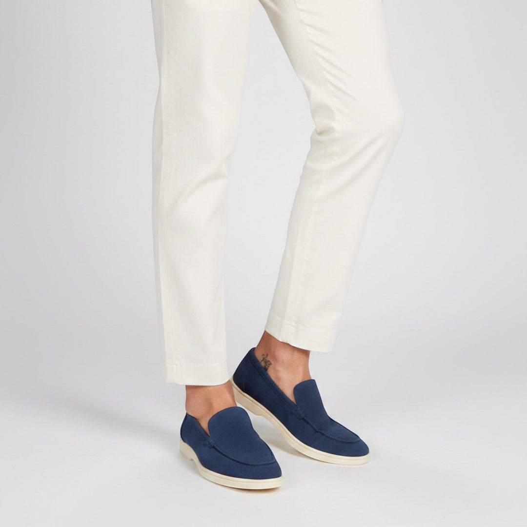 Dress casual men's loafers, offering sophisticated slip-on comfort for summer.