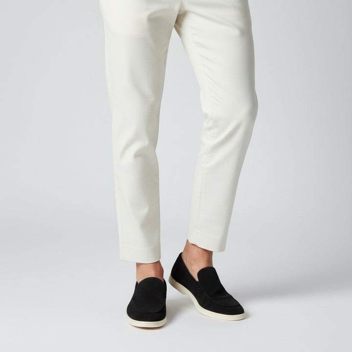 Lightweight men's loafers, a comfortable slip-on choice for warm summer days.