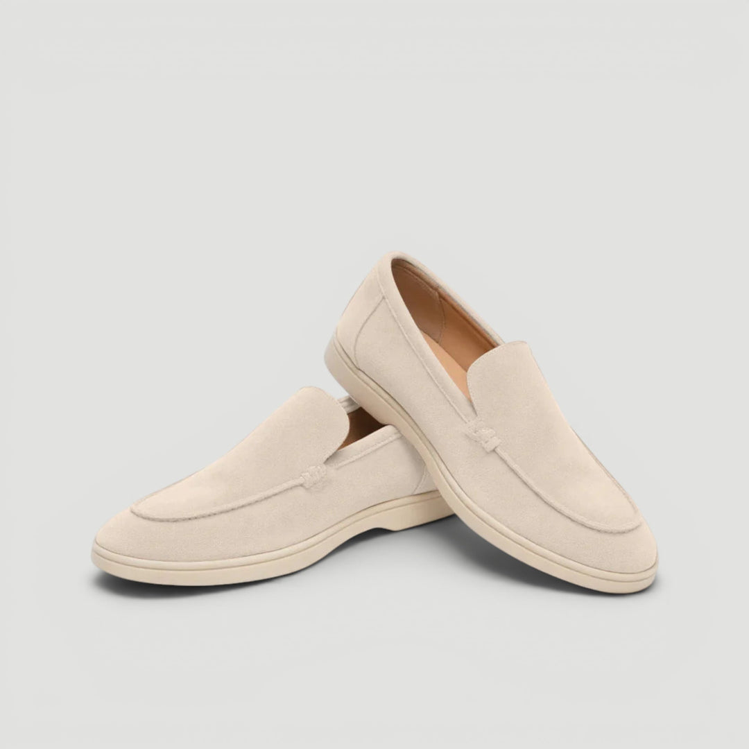 Elegant men's slip-on loafers, ideal for sophisticated summer fashion.