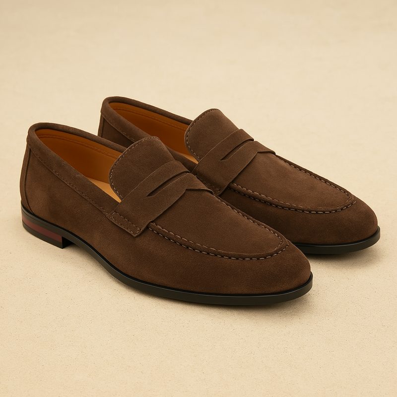Effortless men's slip-on loafers for ultimate comfort & convenient everyday casual style.