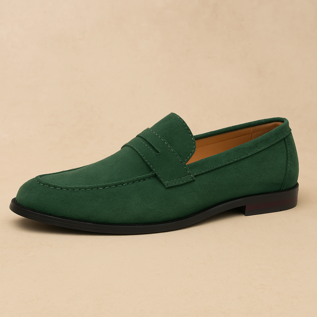 Comfortable men's slip-on loafers, perfect for versatile everyday style and smart casual footwear needs.
