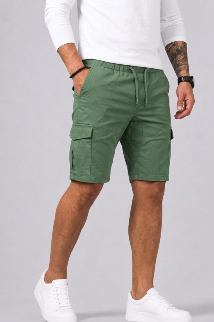 Stylish men's straight fit cargo shorts for ultimate comfort and everyday casual fashion.